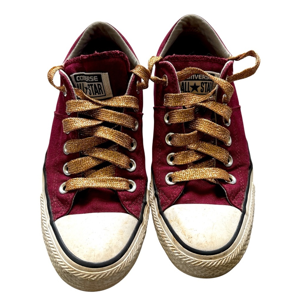 Converse Chuck Taylor All Star Shoes Women's 7 Burgundy Low Top